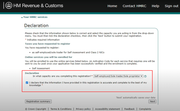 Confirm the accuracy of your details and submit your registration Confirm the accuracy of your details and submit your registration